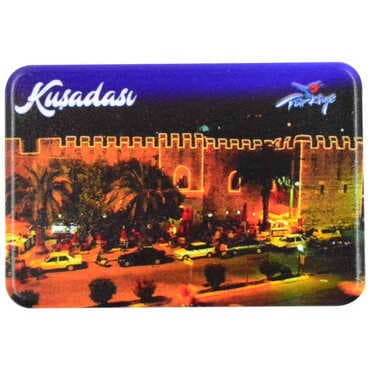 Toptan Kuşadası Temalı Uv Baskılı Magnet 80x50 mm - 9