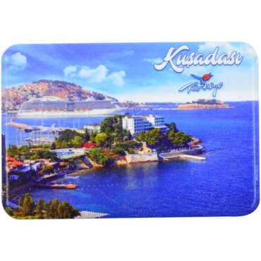Toptan Kuşadası Temalı Uv Baskılı Magnet 80x50 mm - 10