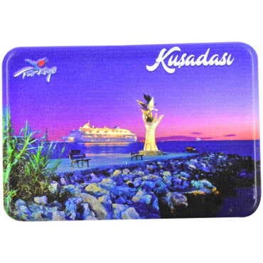 Toptan Kuşadası Temalı Uv Baskılı Magnet 80x50 mm - 13