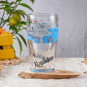 Kusadasi Themed Beer Glass - Thumbnail