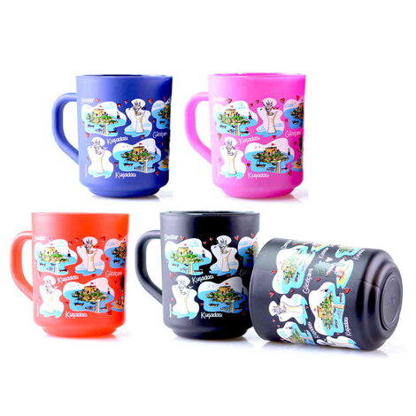 Kusadasi Themed Colored Glass Mug - 3