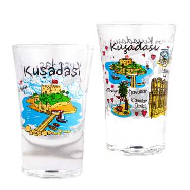 Kusadasi Themed Custom Printed Shot Glass 45x70 mm - 3