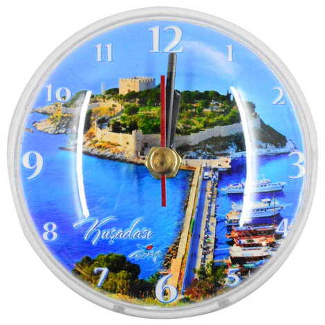 Kusadasi Themed Customised Fridge Magnet Clock