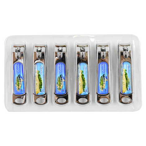 Kusadasi Themed Customised Metal Epoxy Nail Clipper 56x13x13 mm