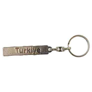 Kusadasi Themed Metal Customised Enamel Keychain - Thumbnail