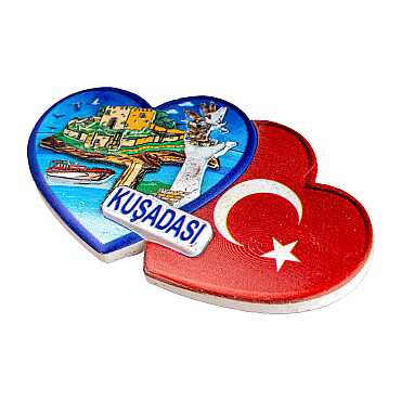 Kuşadası Themed Myros Local Polyester Refrigerator Magnet - 43