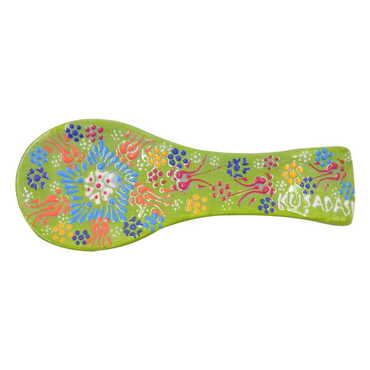 Kusadasi Themed Turkish Ceramic Relief Serie B Spoon Rest - Thumbnail