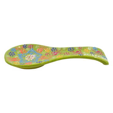 Kusadasi Themed Turkish Ceramic Relief Serie B Spoon Rest - Thumbnail