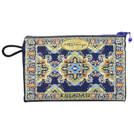 Kusadasi Themed Turkish Woven Purse 100x155 mm