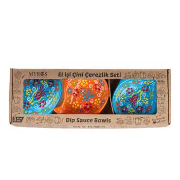 Lace Design Triple Fish Snack Bowl - Myros