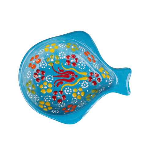 Lace Design Triple Fish Snack Bowl - 3