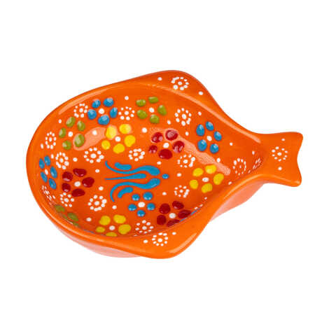Lace Design Triple Fish Snack Bowl - 4