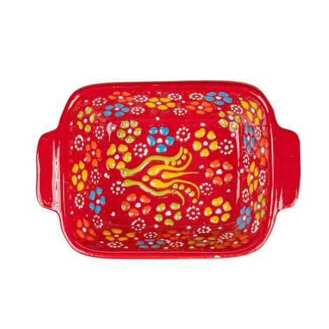 Lace Handle Square Snack Bowl - 1