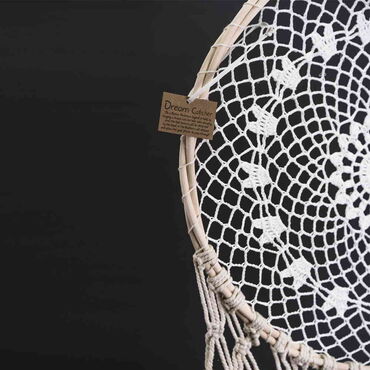 Lace Macrame Dreamcatcher - Thumbnail