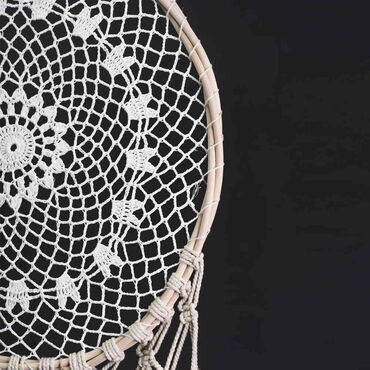 Lace Macrame Dreamcatcher - Thumbnail