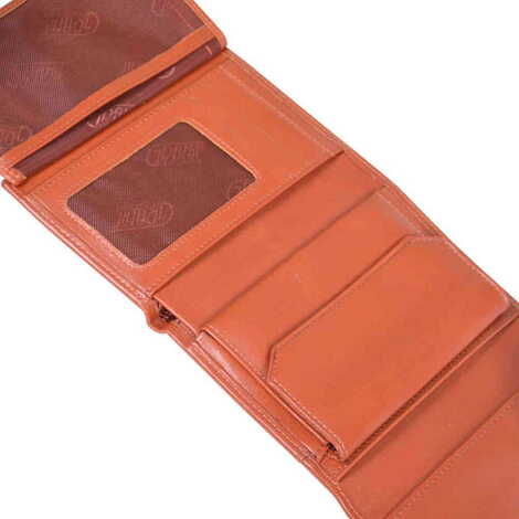 Leather Tabac Wallet for Women