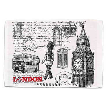 London Themed Customised Digital Printed Table Mat 300x500 mm - Thumbnail