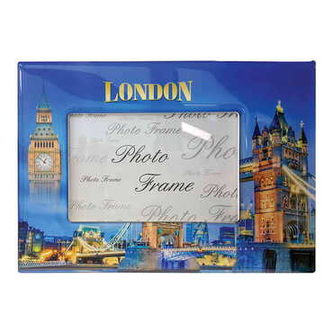 Myros - London Themed Epoxy Photo Frame Travel Souvenir 10x15 Cm