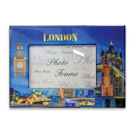 London Themed Epoxy Photo Frame Travel Souvenir 13x18 Cm