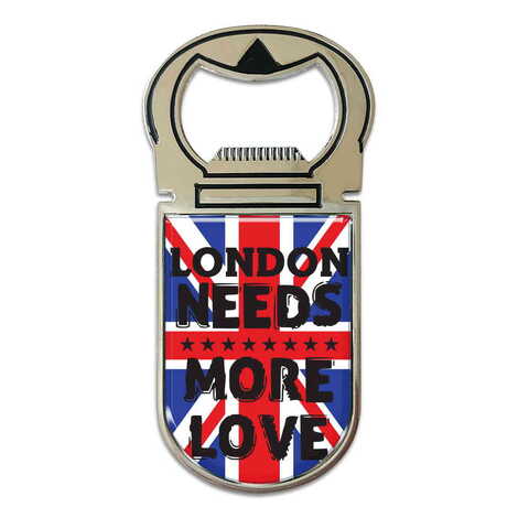 London Themed Metal Magnetic Opener 40x90 mm