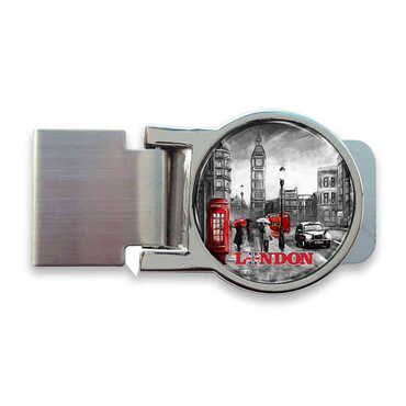 Myros - London Themed Metal Money Clip