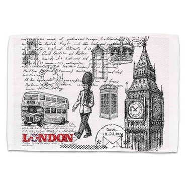 London Themed Customised Digital Printed Table Mat 300x500 mm - Standart - 4