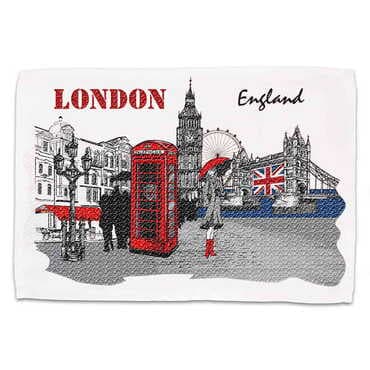 London Themed Customised Digital Printed Table Mat 300x500 mm - Standart - 6