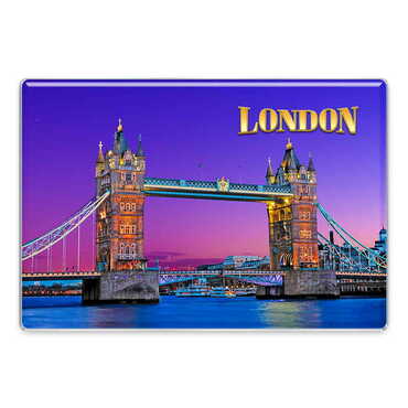 Toptan Londra Temalı Myros Dikdörtgen Magnet 95x65 mm - Standart - 9