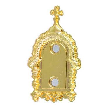 London Themed Metal Orthodox Magnet 45x75 mm - 2