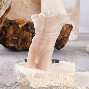 Male Tors Shaped Candle 6X40 Cm - Thumbnail