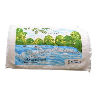 Manavgat Themed Customised Serigraphy Printed Hand Towel 600x400 mm - Standart - 3