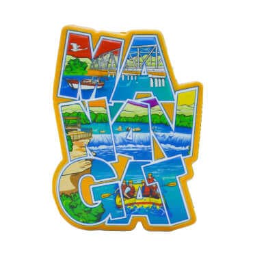 Manavgat Themed Myros Traditional Polyester Refrigerator Magnet