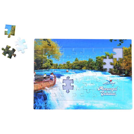 Toptan Manavgat Temalı Uv Baskılı Puzzle 130x180 mm