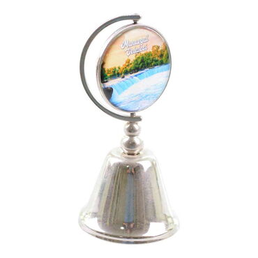 Manavgat Themed Collectible Souvenir Metal Bell 44x90 mm - Thumbnail