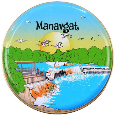 Manavgat Themed Custom Print Metal Tin Soap Box - Thumbnail