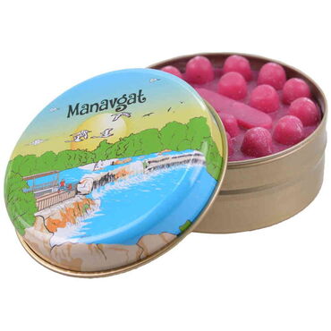 Manavgat Themed Custom Print Metal Tin Soap Box - Thumbnail