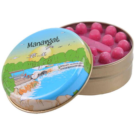 Manavgat Themed Custom Print Metal Tin Soap Box