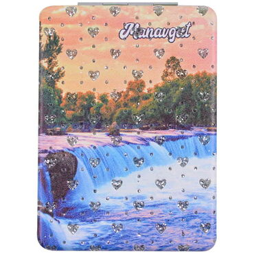 Manavgat Themed Custom Printed Rectangle Pocket Mirror - Thumbnail