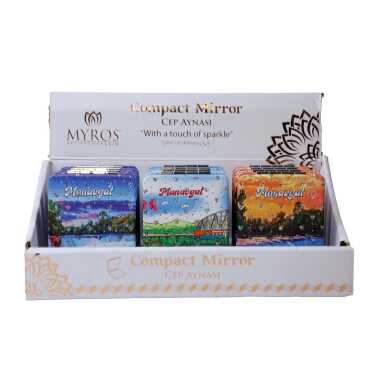 Manavgat Themed Custom Printed Rectangle Pocket Mirror - 1
