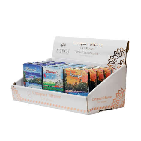 Manavgat Themed Custom Printed Rectangle Pocket Mirror - 2