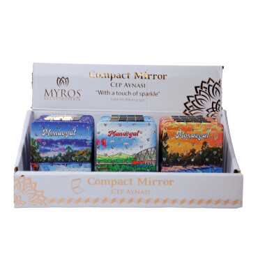 Manavgat Themed Custom Printed Rectangle Pocket Mirror - 4