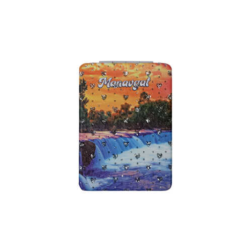Manavgat Themed Custom Printed Rectangle Pocket Mirror - 5