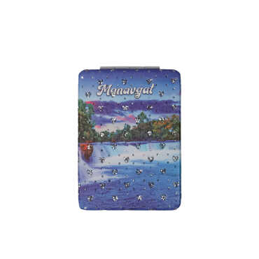 Manavgat Themed Custom Printed Rectangle Pocket Mirror - 7