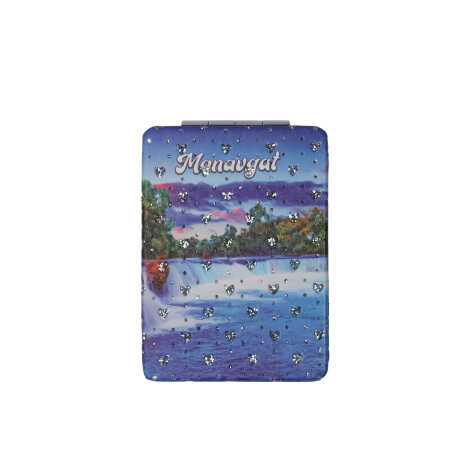 Manavgat Themed Custom Printed Rectangle Pocket Mirror - 7