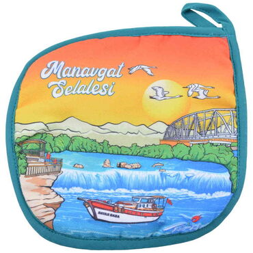 Myros - Manavgat Themed Customised Digital Printed Pot Holder 200x200 mm