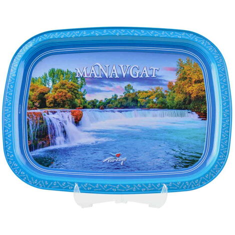 Manavgat Themed Customised Printed Tin Serving Tray 305x235 mm