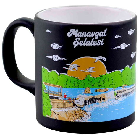 Manavgat Themed Customised Serigraphy Printed Ceramic Mug 82x90 mm