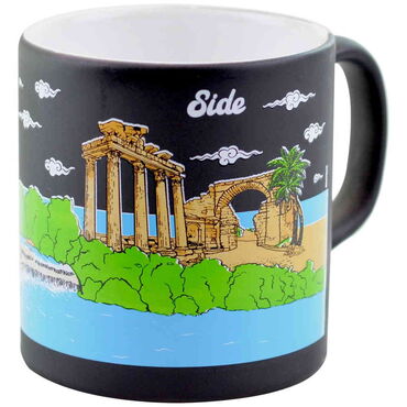 Manavgat Themed Customised Serigraphy Printed Ceramic Mug 82x90 mm - Thumbnail