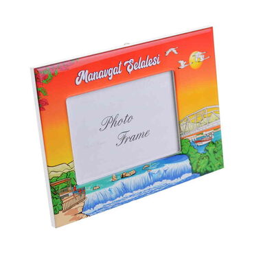 Manavgat Themed Epoxy Photo Frame Travel Souvenir 10x15 Cm - Thumbnail