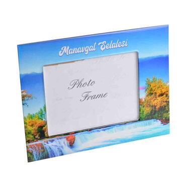 Manavgat Themed Epoxy Photo Frame Travel Souvenir 15x20 Cm - Thumbnail